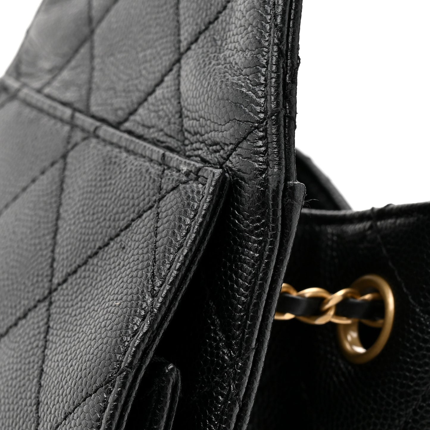 Caviar Quilted Small Chanel 25 Handbag Black