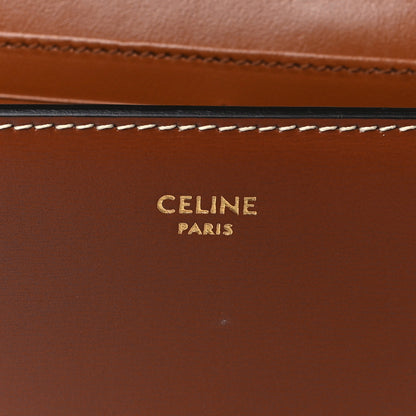 Celine Shiny Calfskin Triomphe Margo Wallet on Chain Gold 6 of 9
