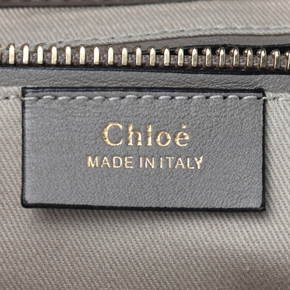 Chloe Suede Calfskin Small Faye Backpack Motty Grey 6 of 9