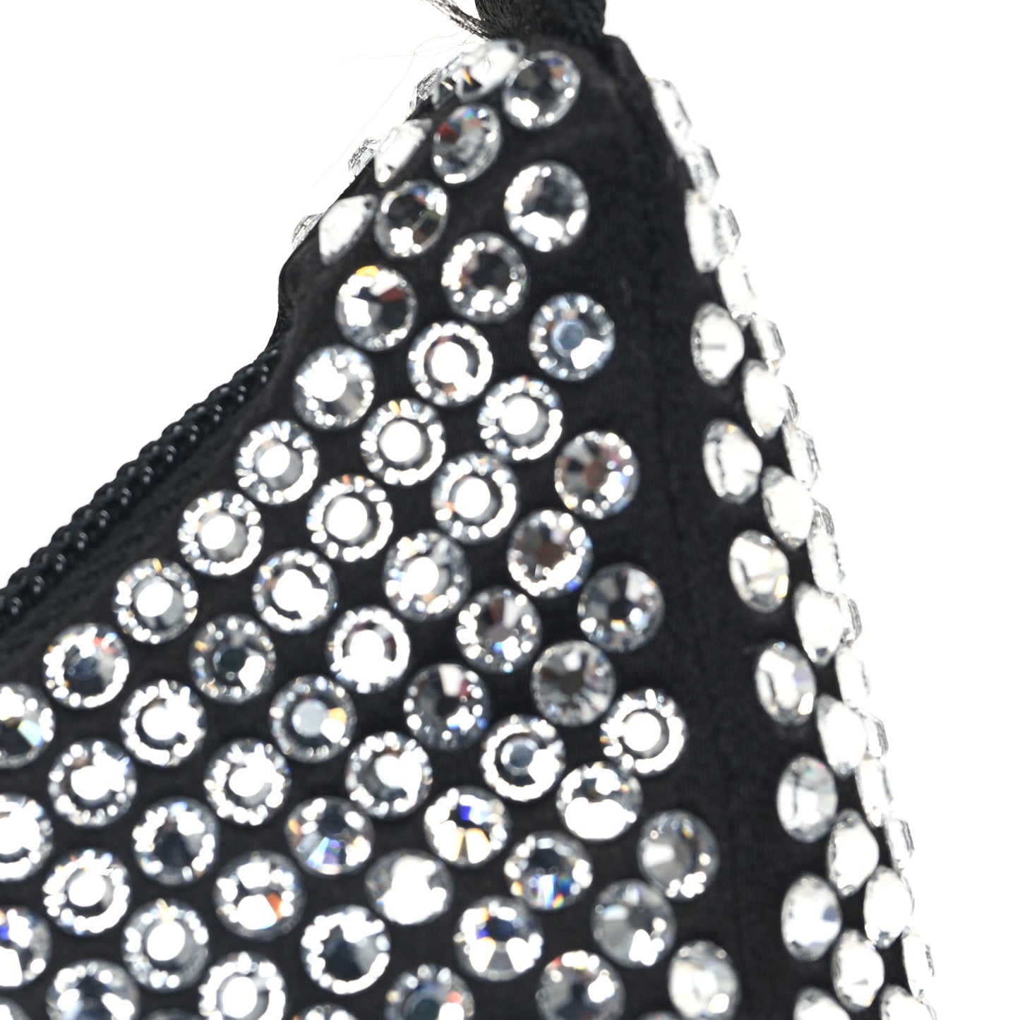 Satin Crystal Mini Re-Edition 2000 Bag Cristal
