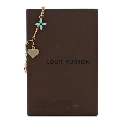 Louis Vuitton Sweet Monogram Charm Bracelet Gold Multicolor 5 of 5