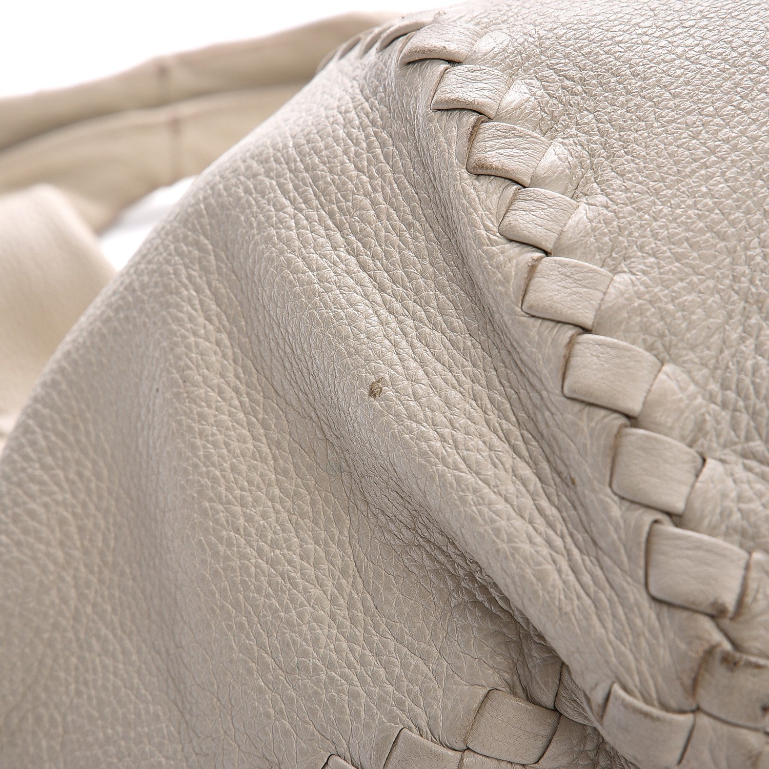 Bottega Veneta Cervo Deerskin Large Hobo Bianco White 15 of 17