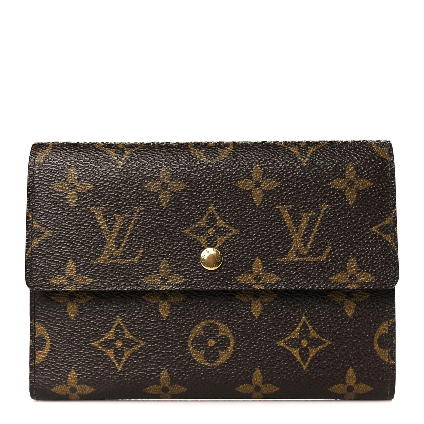 Monogram Tri-Fold Compact Wallet