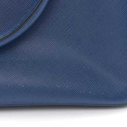 Prada Saffiano Medium Galleria Double Zip Tote Bluette 12 of 14