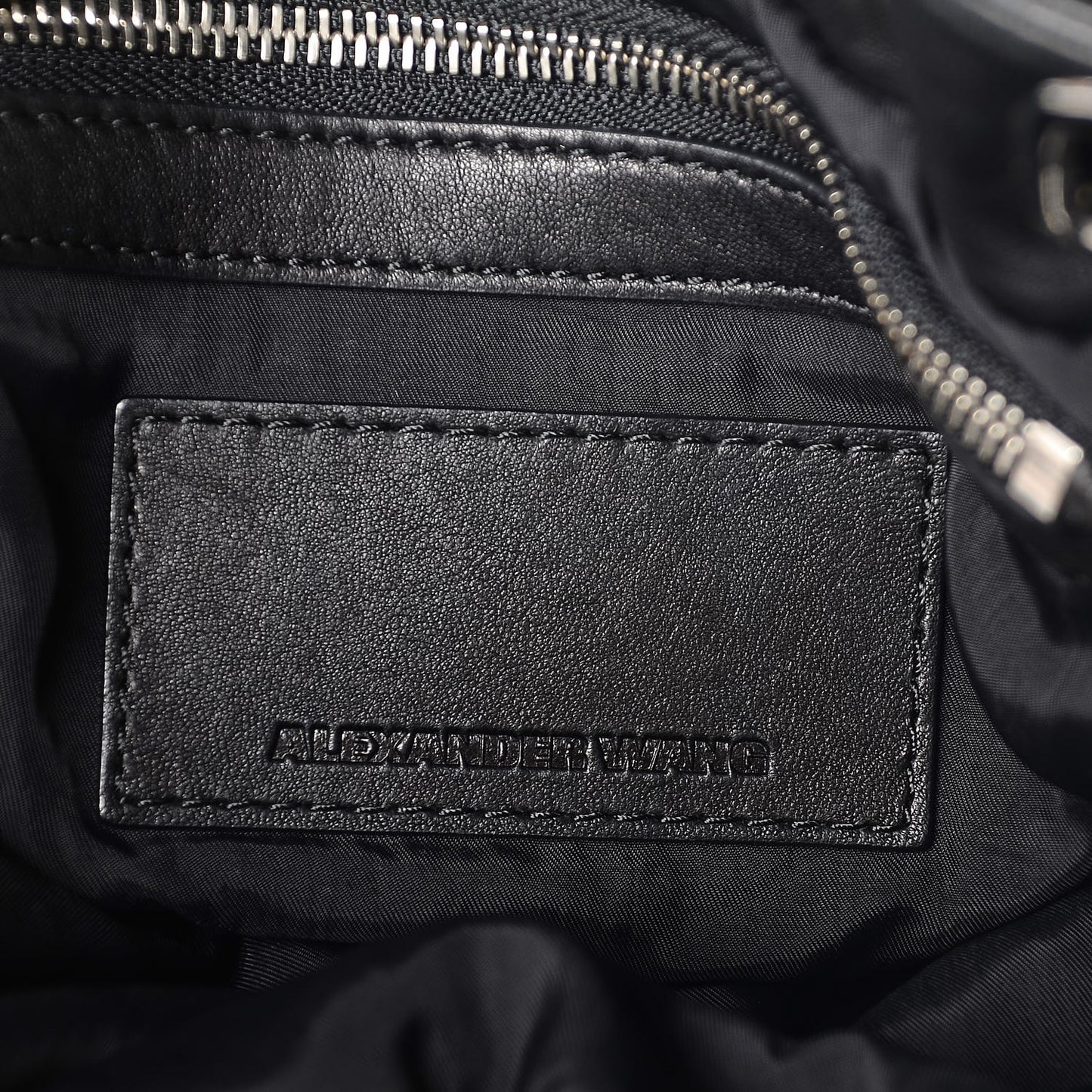 Lambskin Marti Backpack Bag Washed Black Rhodium Hardware