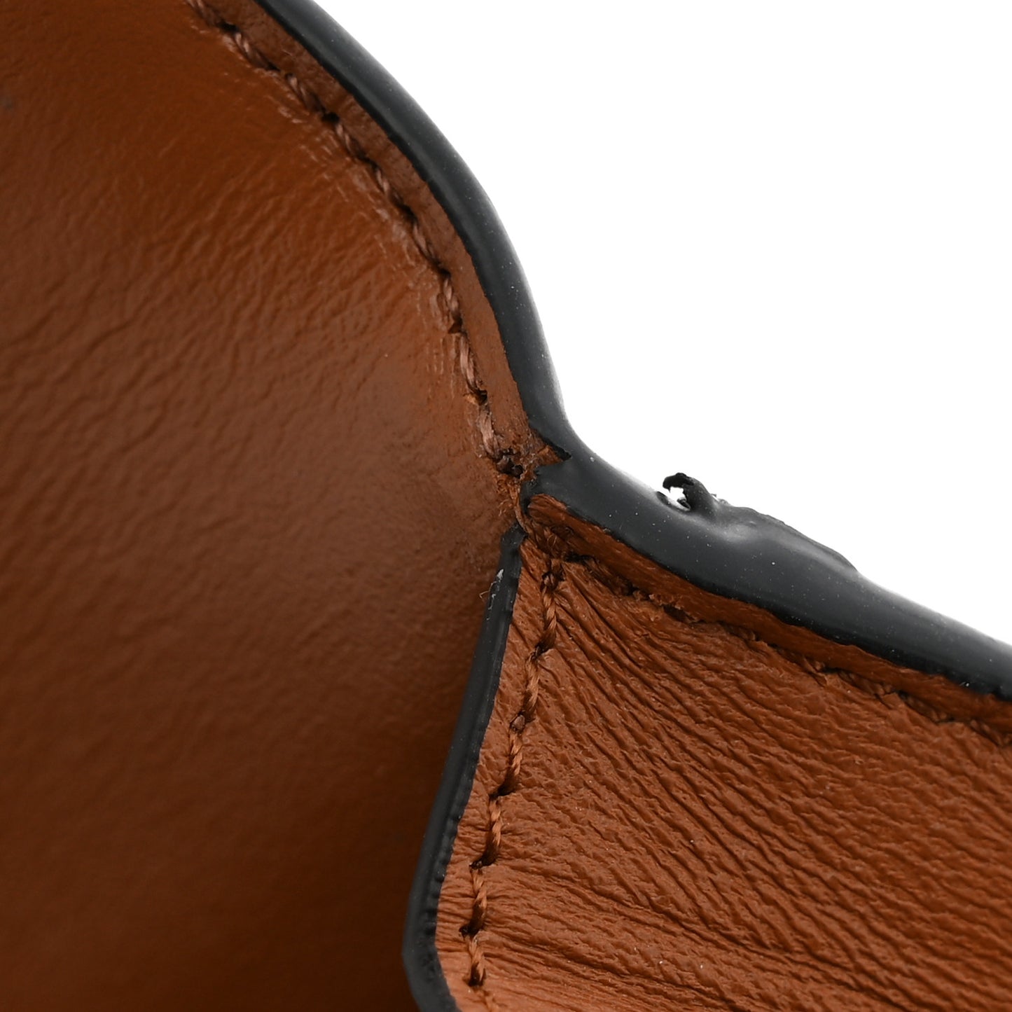 Triomphe Canvas Calfskin Flap Card Holder Tan