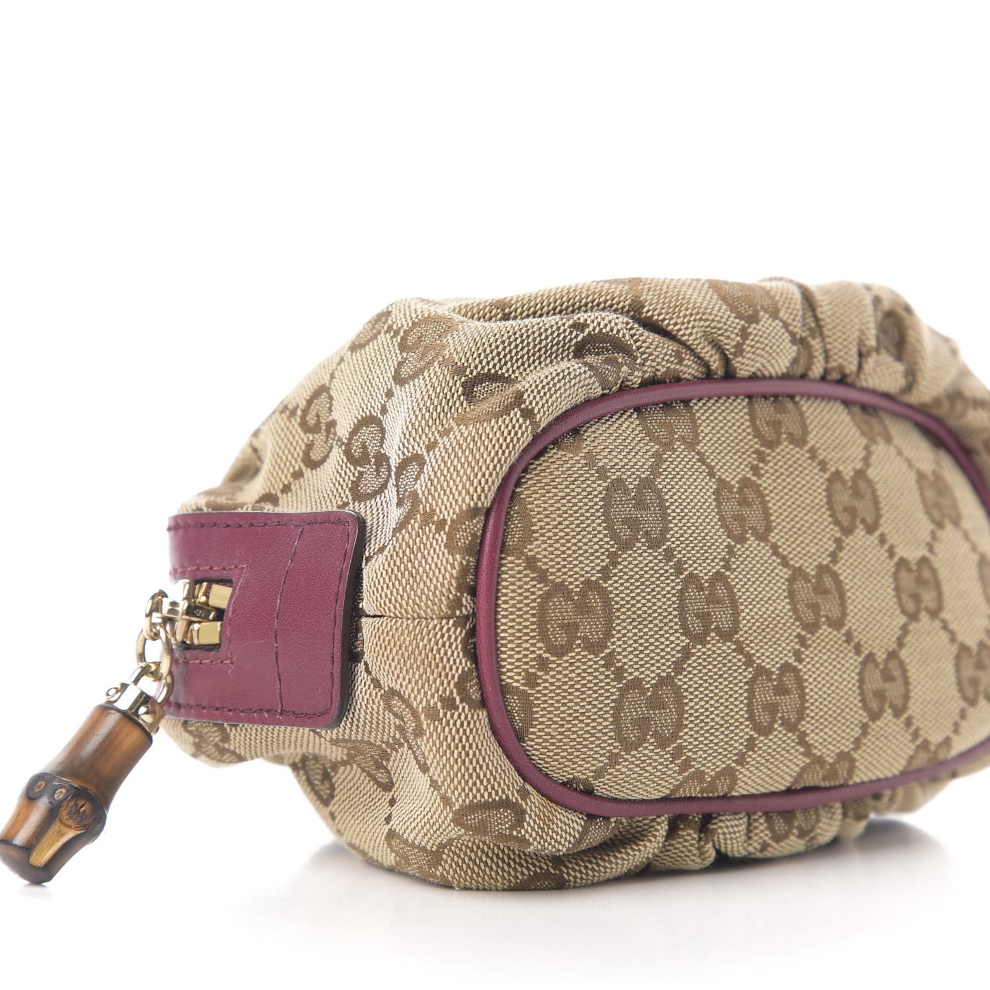 Monogram Medium Bamboo Cosmetic Case Bordeaux