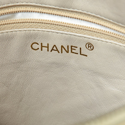 Chanel Patent Quilted Tassel Camera Case Beige 5 of 16