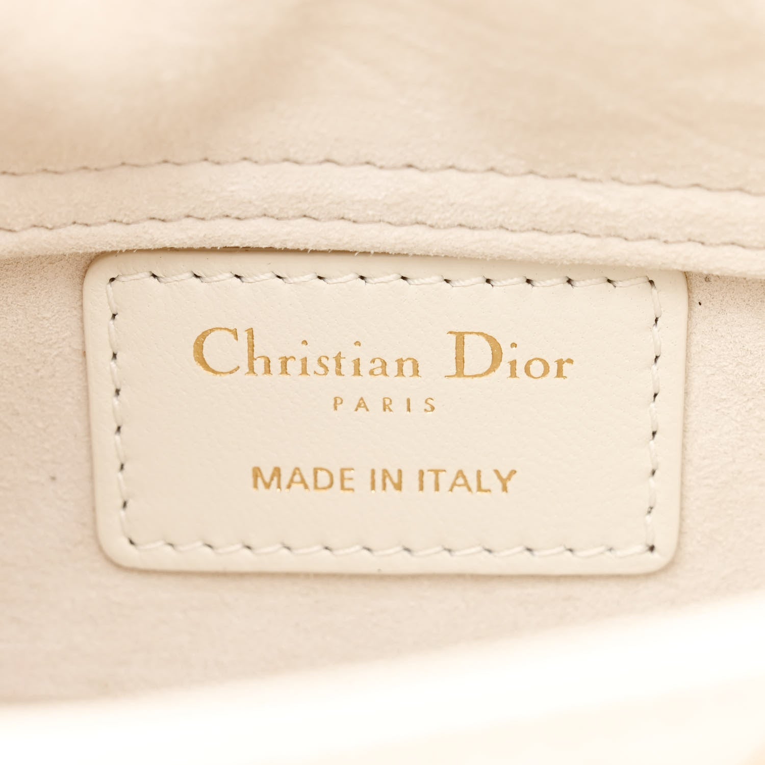 Christian Dior Lambskin Cannage Micro Lady D-Joy Latte 6 of 10