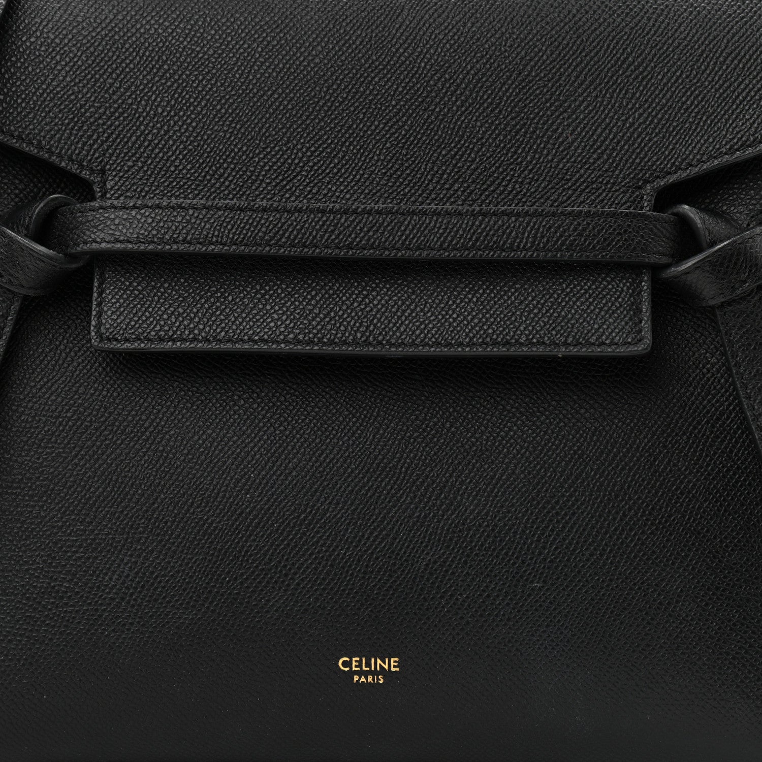 Celine Grained Calfskin Micro Belt Bag Black 9 of 12