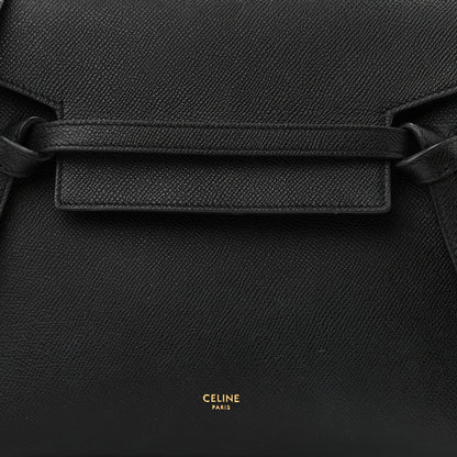 Celine Grained Calfskin Micro Belt Bag Black 9 of 12