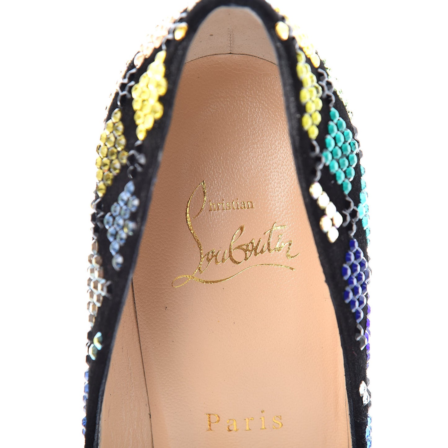 Crystal Arletta 100 Pumps 39.5 Black Multicolor