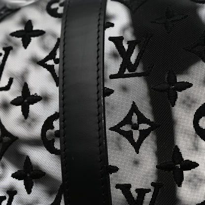 Louis Vuitton Monogram See Through Keepall Bandouliere 50 Black 14 of 18