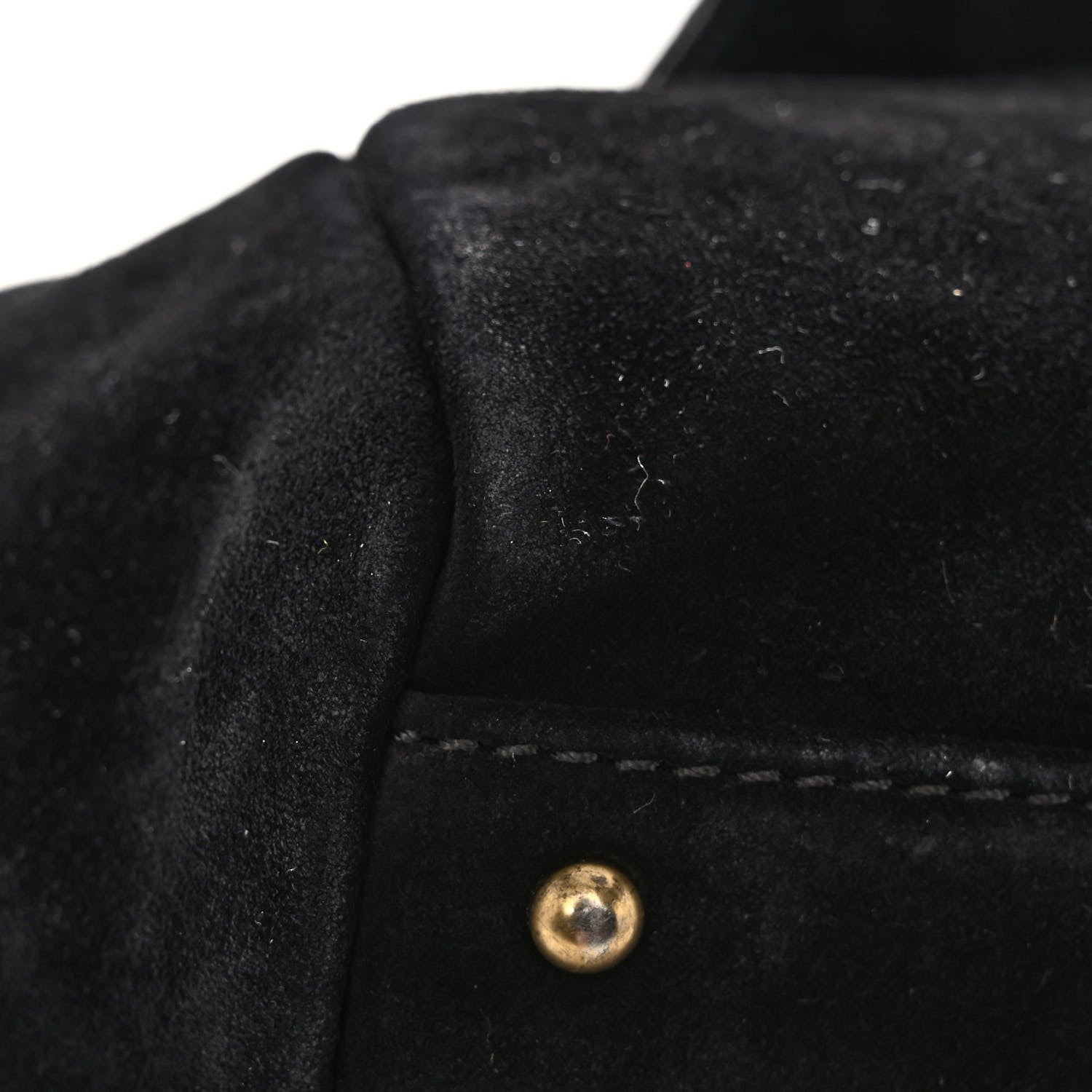 Chanel Suede Accordion Flap Black 11 of 11