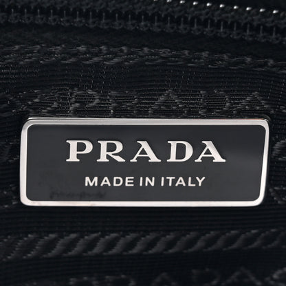 Prada Re-Nylon Vela Saffiano Pocket Double Zip Shoulder Bag Black 6 of 9