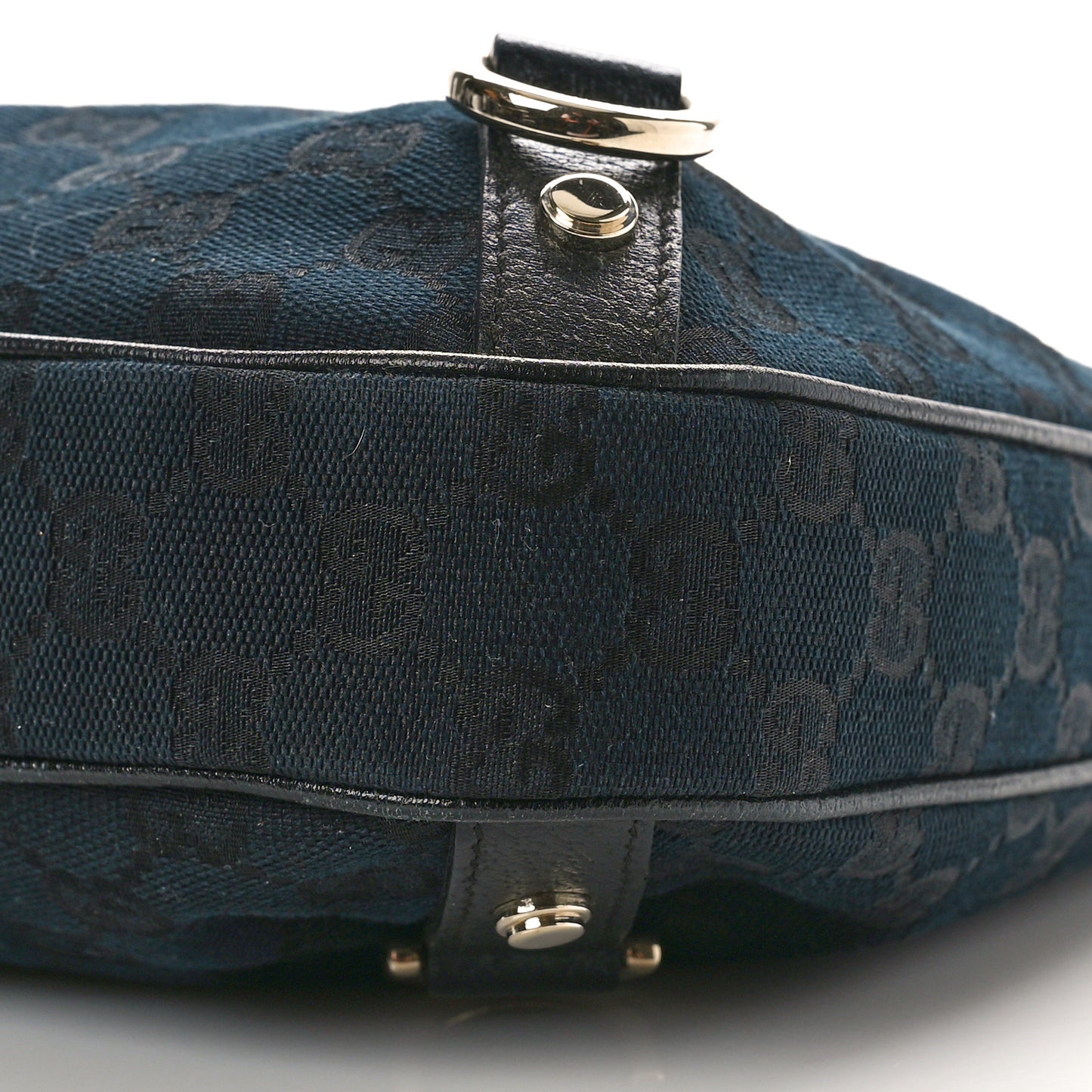 Monogram Medium Abbey D Ring Hobo Black