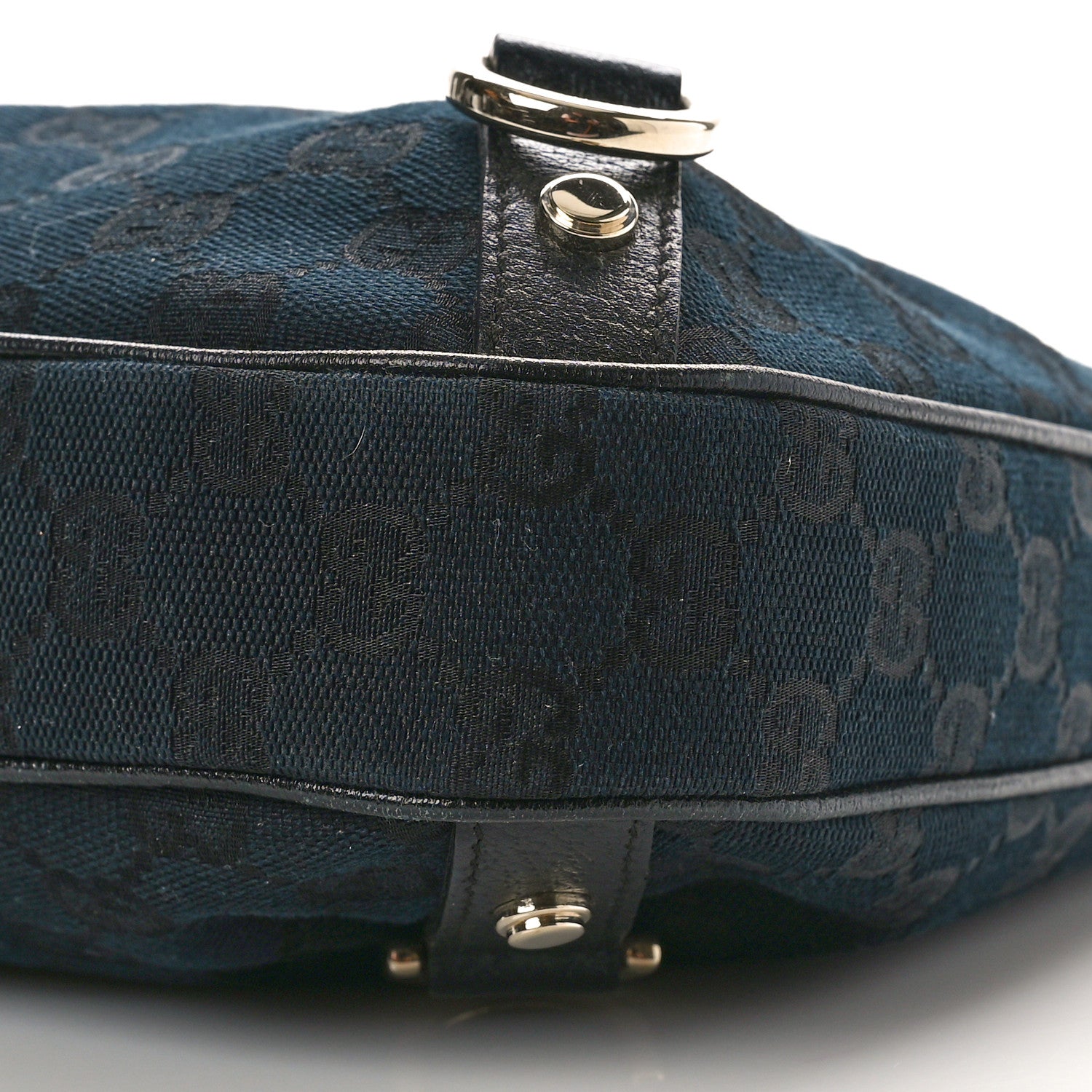 Gucci Monogram Medium Abbey D Ring Hobo Black 10 of 12