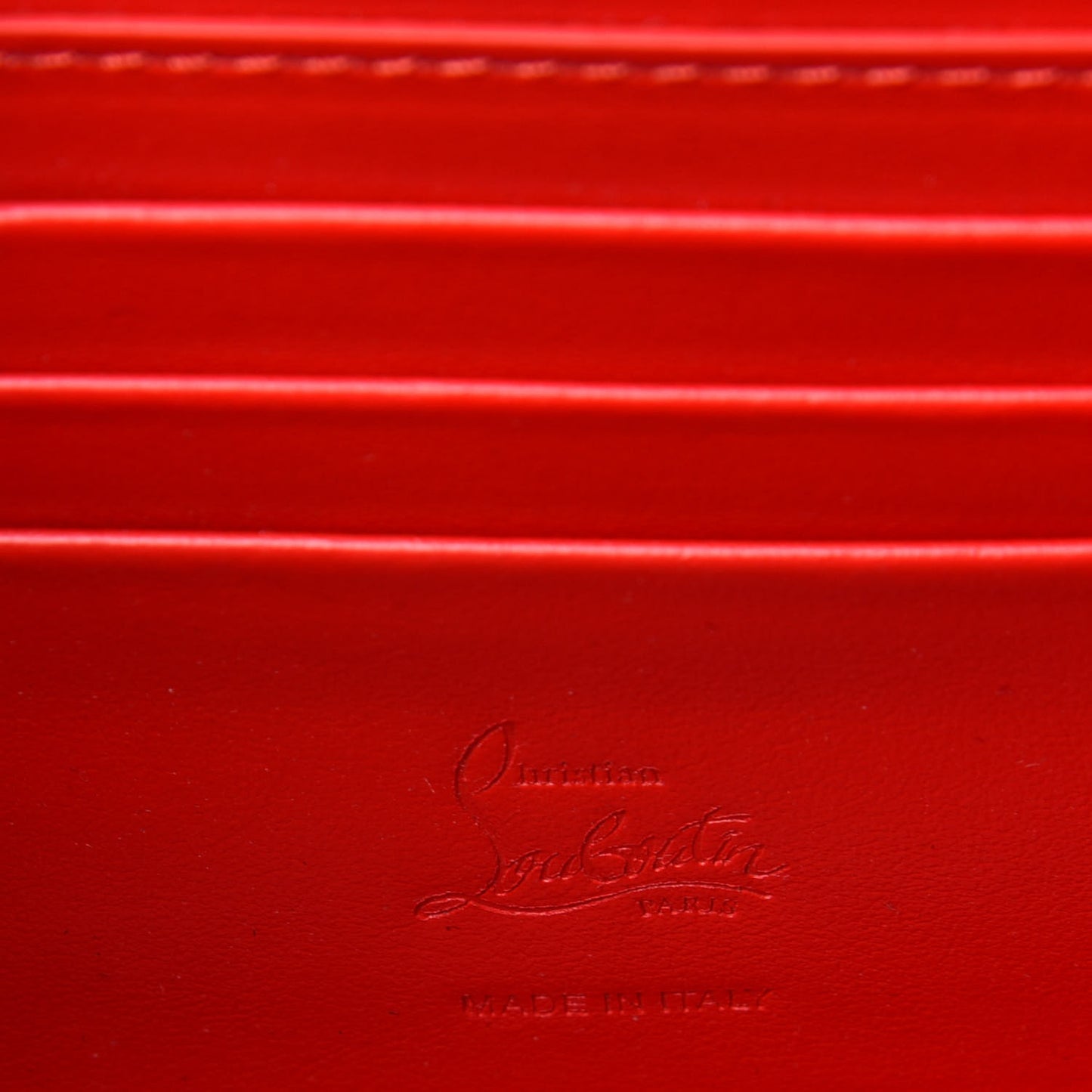Calfskin Alligator Embossed Elisa Baguette Red