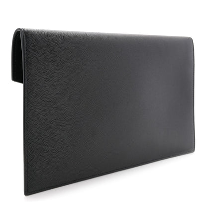 Saint Laurent Grain De Poudre Uptown Pouch Black 3 of 8