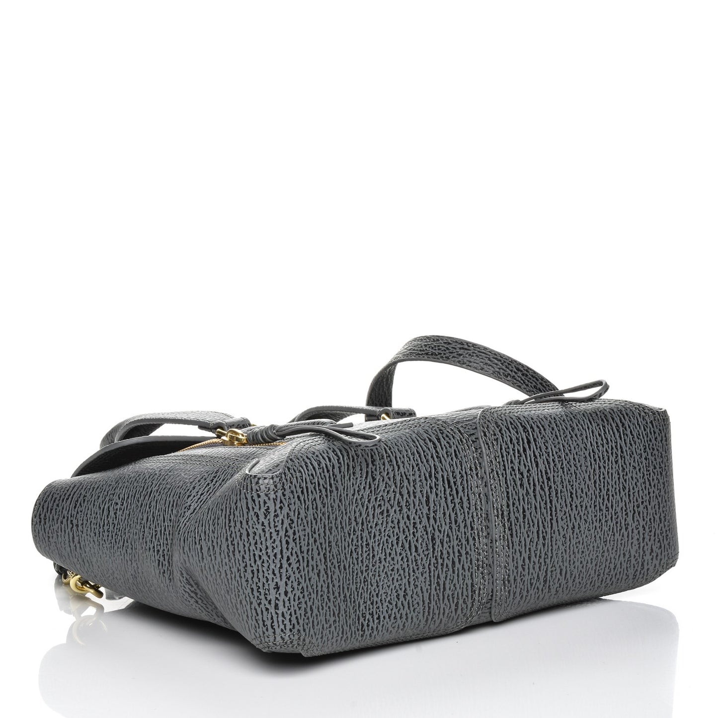 3.1 Textured Calfskin Medium Pashli Satchel Ash Charcoal