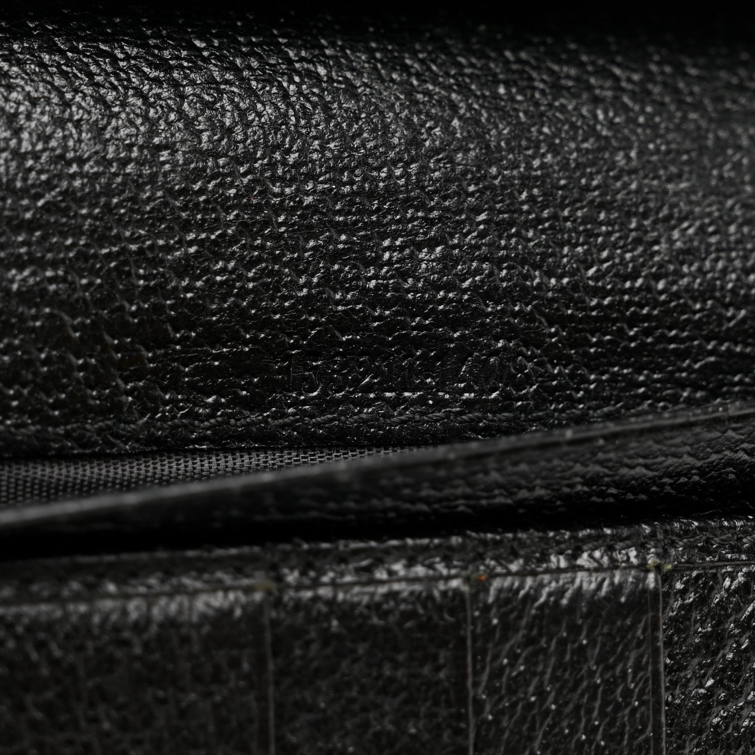Gucci Monogram Continental Charmy Wallet Black 8 of 9