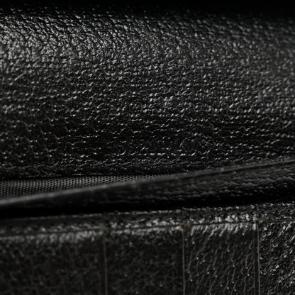 Gucci Monogram Continental Charmy Wallet Black 8 of 9