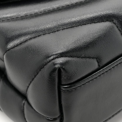 Saint Laurent Calfskin Y Quilted Monogram Toy Loulou Crossbody Bag Black 14 of 17