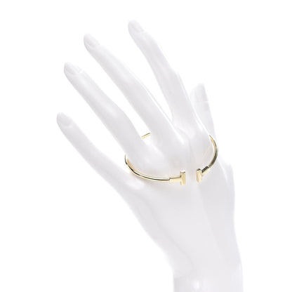 Tiffany 18K Yellow Gold T Wire Bracelet 2 of 4
