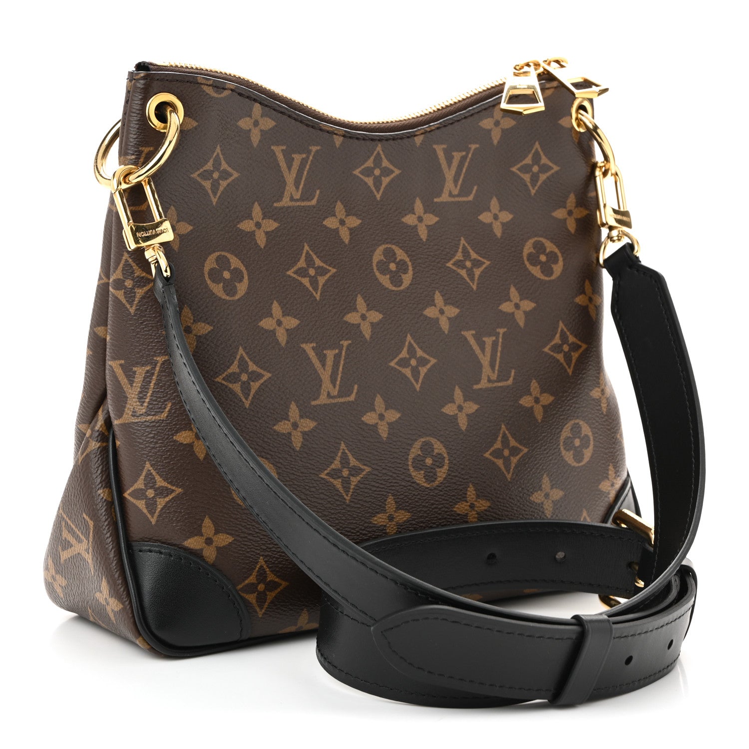 Louis Vuitton Monogram Odeon PM Black 3 of 9