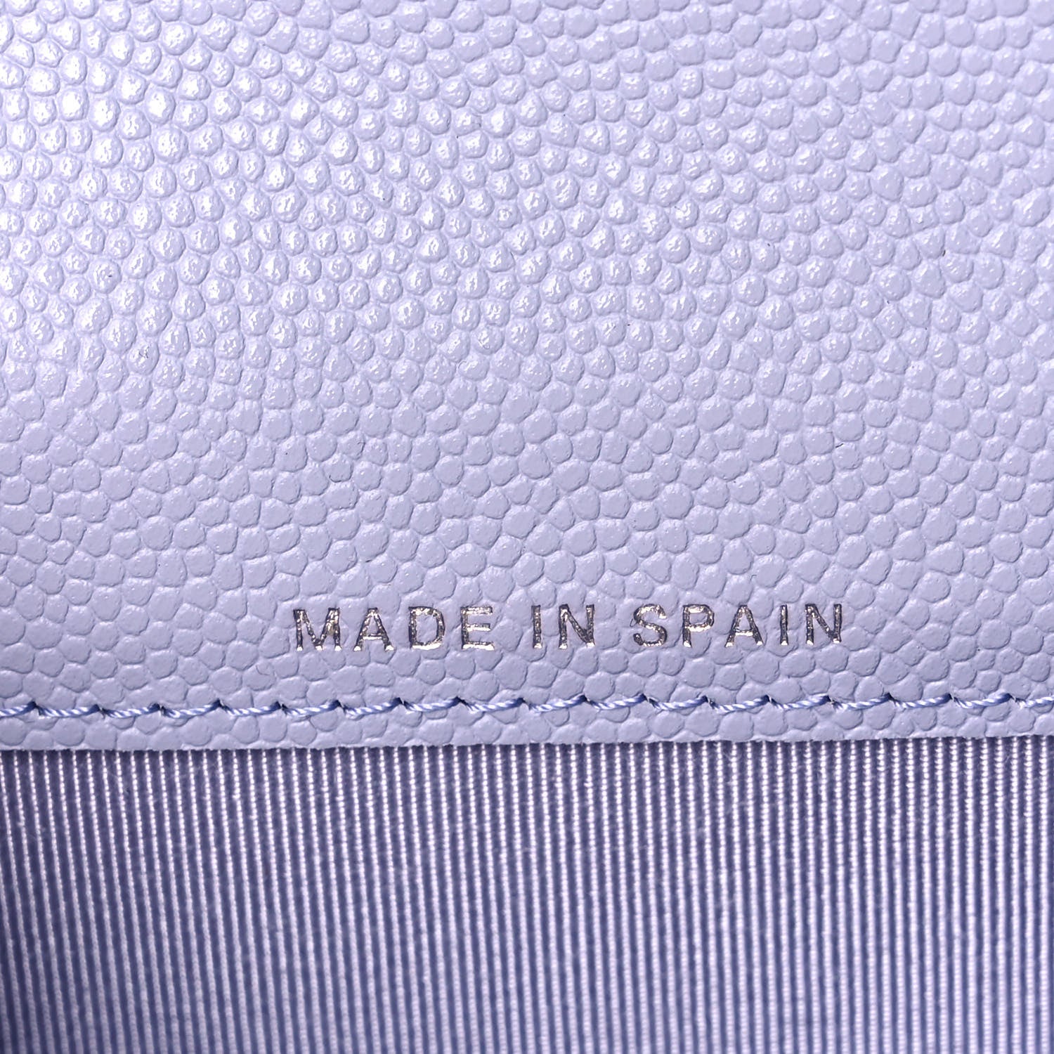 Chanel Caviar Quilted Flap Card Holder Wallet Light Purple 7 of 11