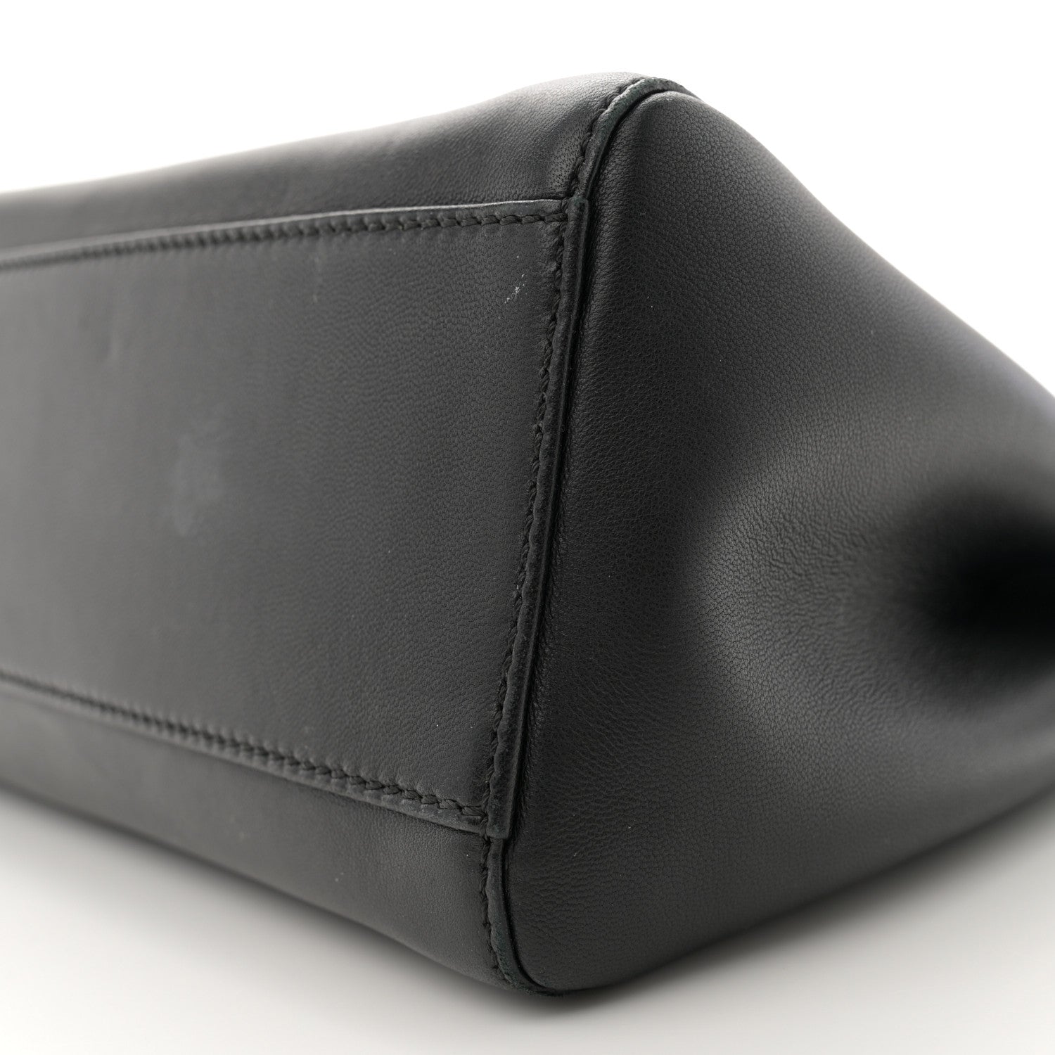 Fendi Nappa Mini Peekaboo Iconic Satchel Black 10 of 15