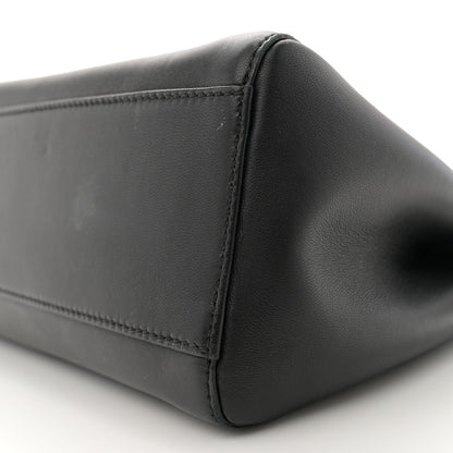 Fendi Nappa Mini Peekaboo Iconic Satchel Black 10 of 15