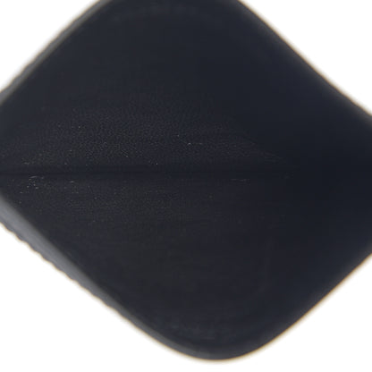 Saint Laurent Calfskin Pineapple Skull Print Card Case Black 4 of 7