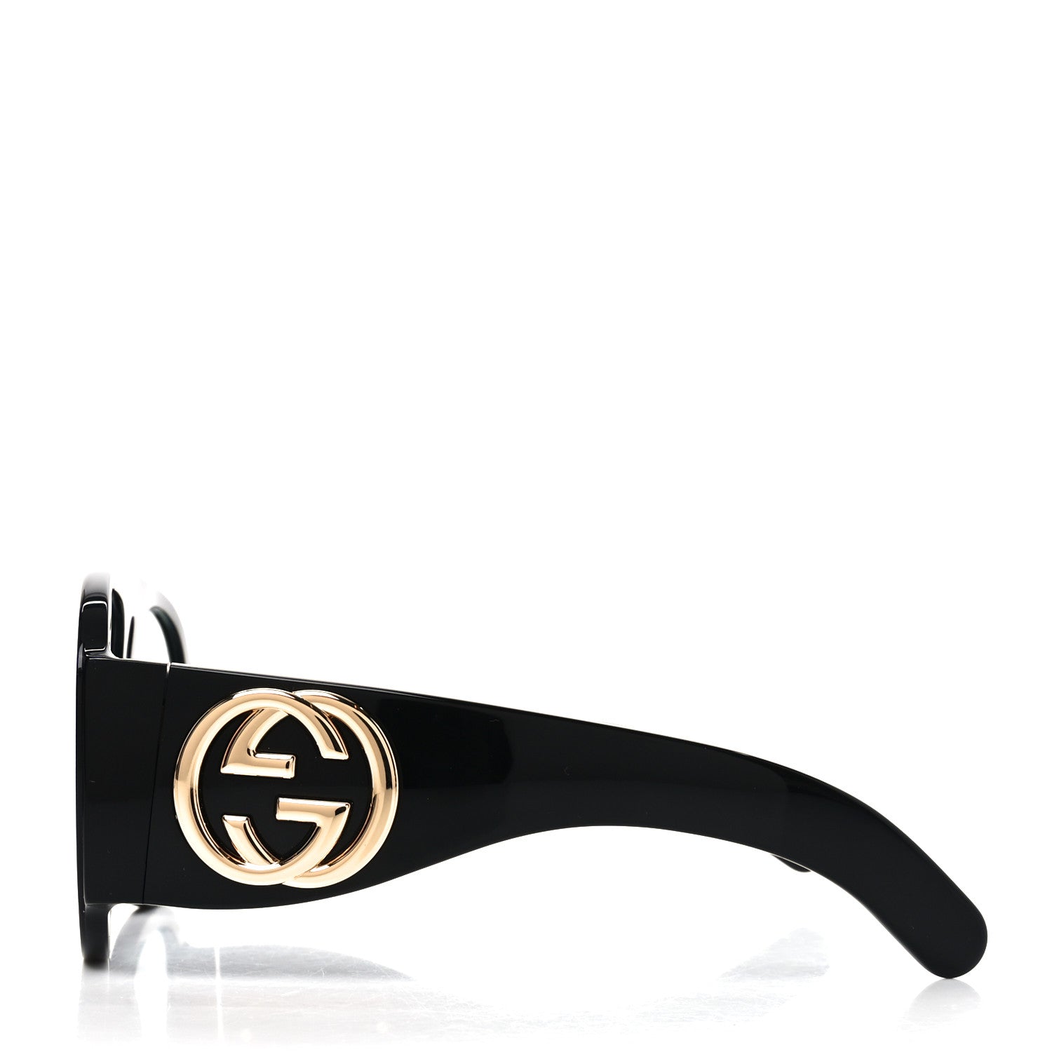 Gucci Oversized Aviator Sunglasses GG0152S Black 3 of 7