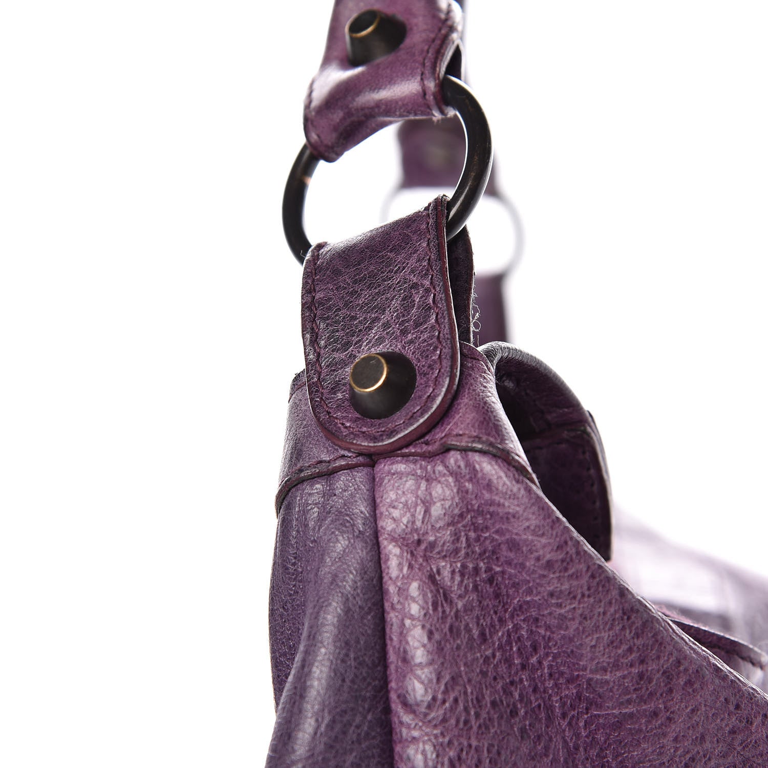 Balenciaga Agneau Classic Hardware Day Hobo Raisin 19 of 25