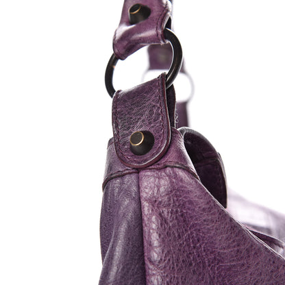 Balenciaga Agneau Classic Hardware Day Hobo Raisin 19 of 25