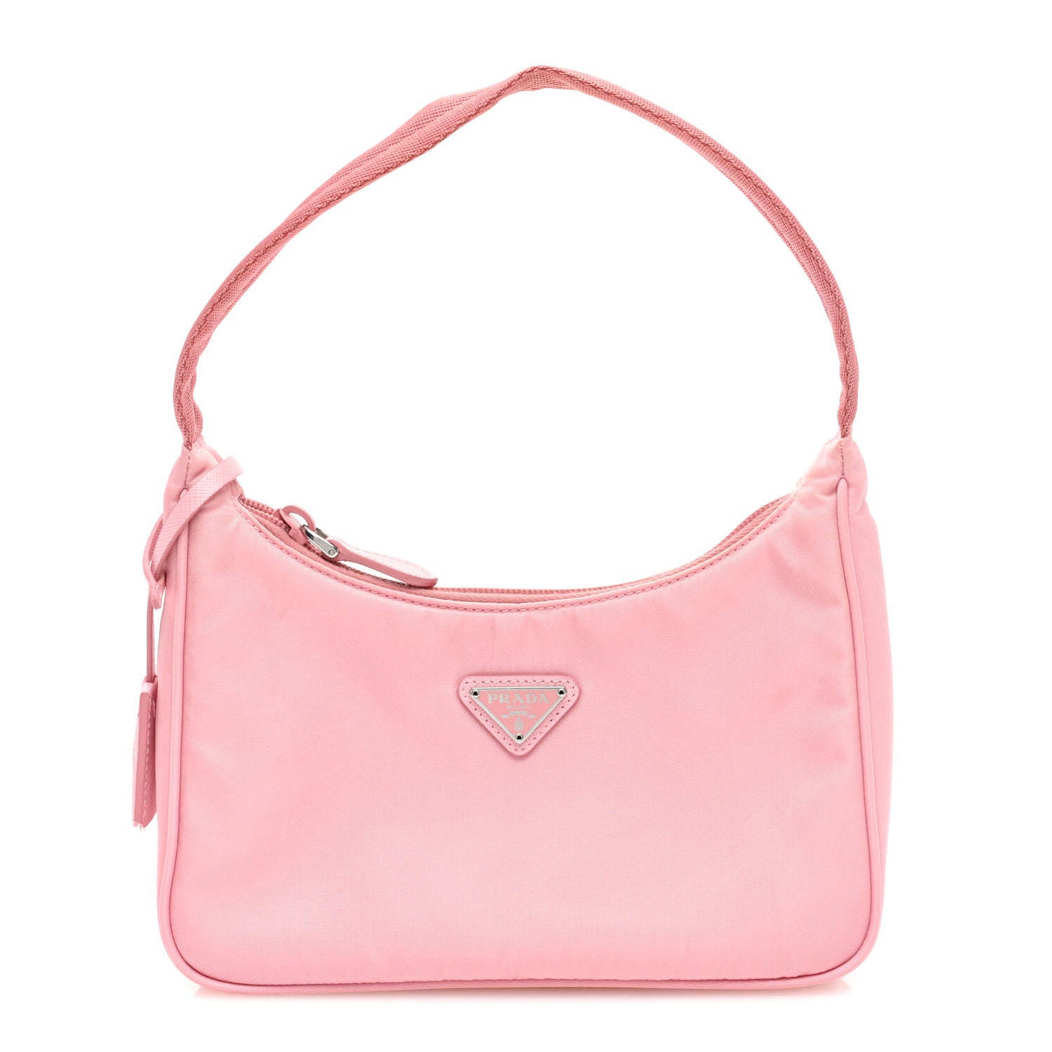 Prada Tessuto Nylon Saffiano Mini Re-Edition 2000 Bag Rosa 1 of 9