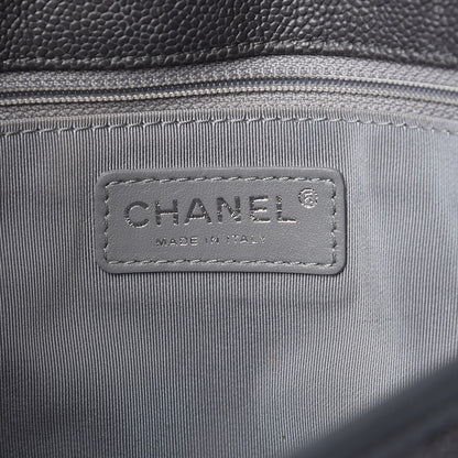 Chanel Caviar Quilted Medium French Riviera Flap Dark Grey 7 of 11
