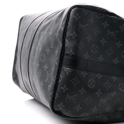Louis Vuitton Monogram Eclipse Keepall Bandouliere 55 8 of 9