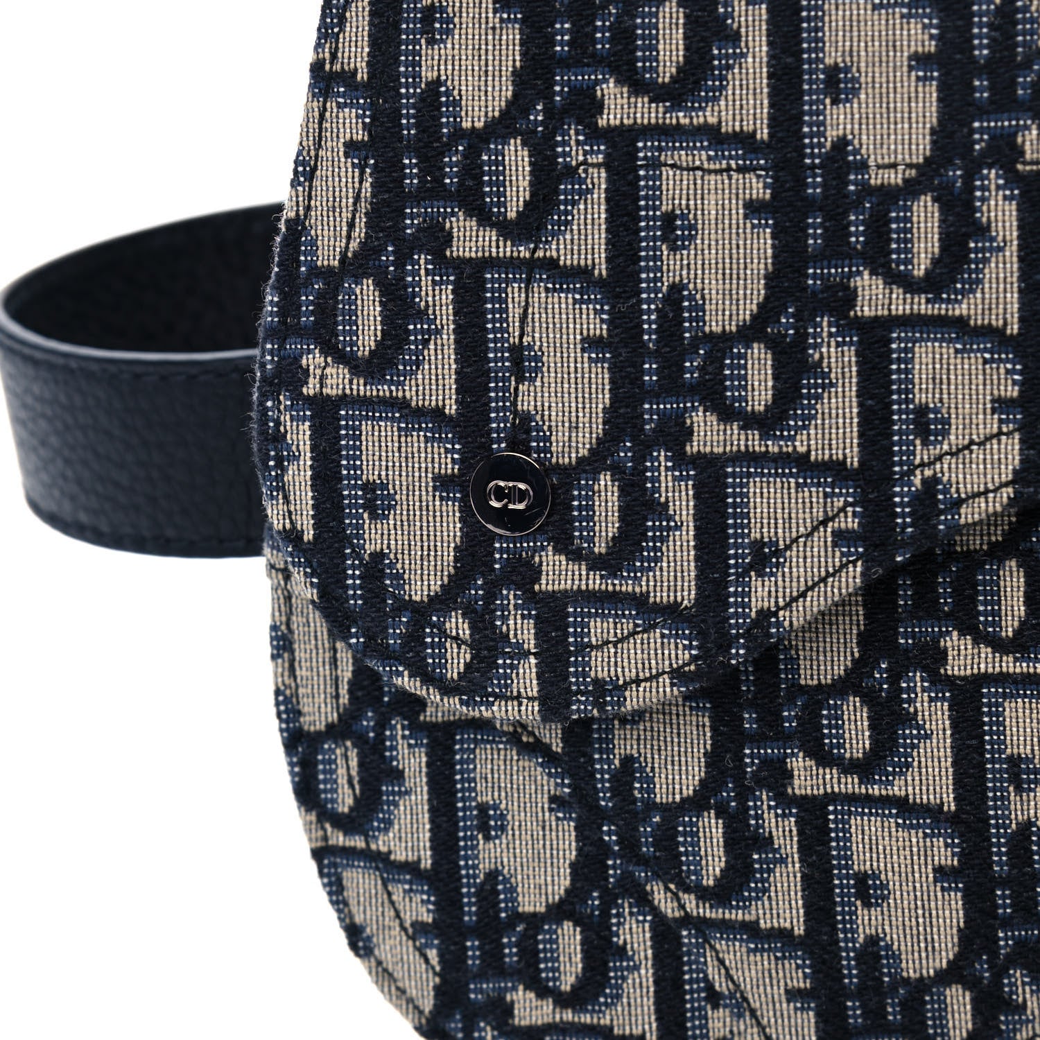 Christian Dior HOMME Oblique Saddle Belt Bag Blue 12 of 12