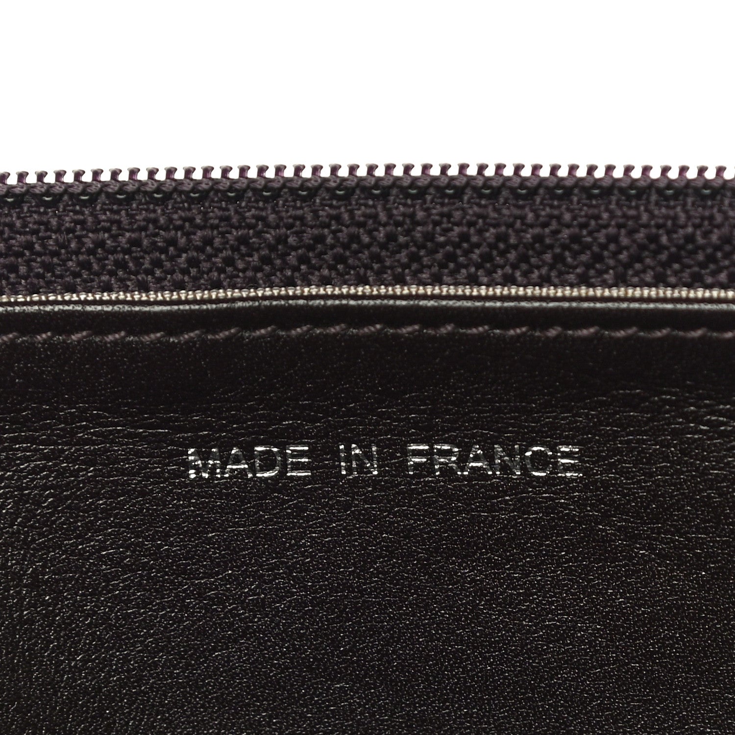 Chanel Caviar Sevruga Wallet On Chain WOC Plum 6 of 11