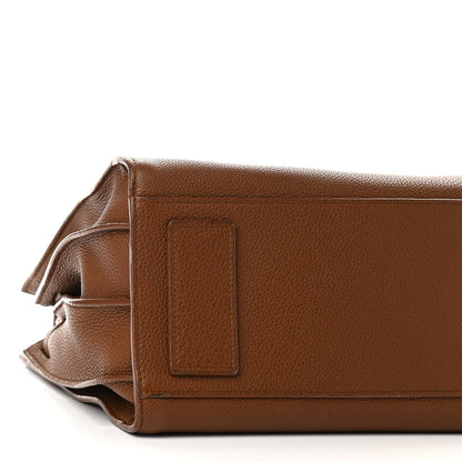 Saint Laurent Grained Calfskin Small Supple Sac De Jour Moka 9 of 10