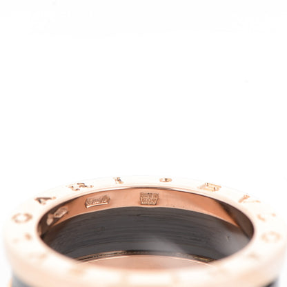 Bulgari 18K Rose Gold B.Zero1 3 Band Ring 55 7 6 of 6
