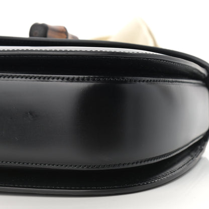 Gucci Calfskin Plexiglass Medium Classic 2 Top Handle Bag Black 10 of 14