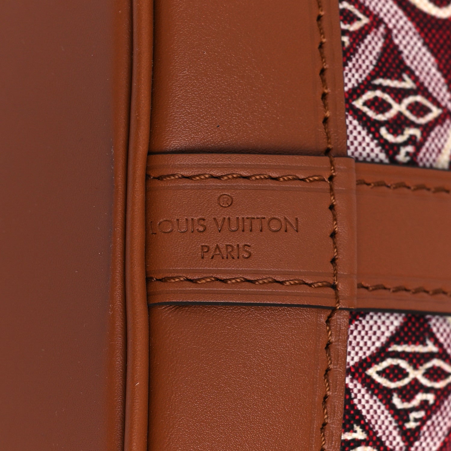 Louis Vuitton Jacquard Since 1854 Petit Noe Bordeaux 6 of 6