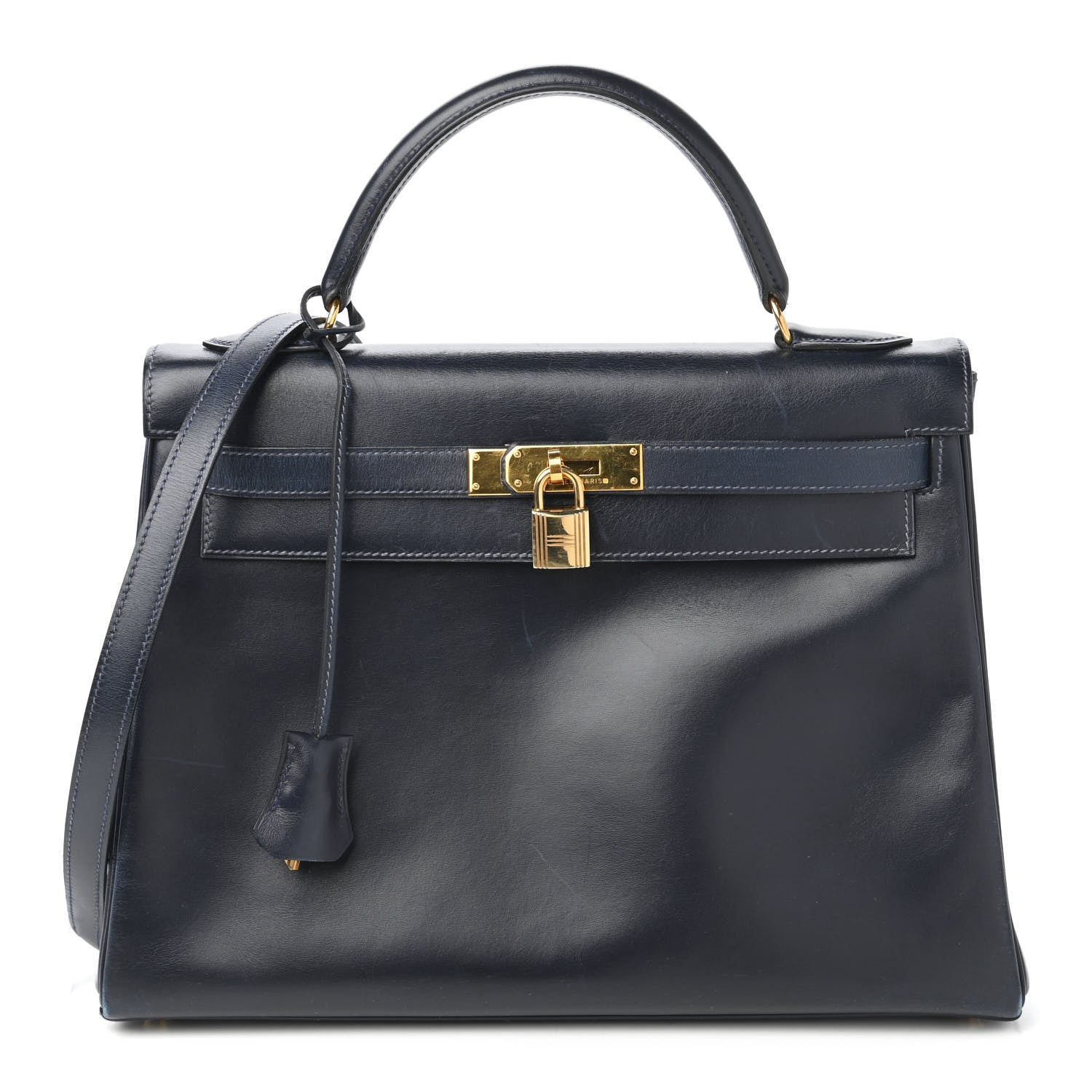 Hermes Box Kelly Retourne 32 Indigo 1 of 10