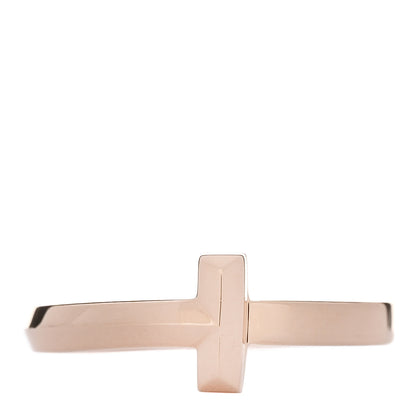 Tiffany 18K Rose Gold T T1 Ring 52 6 1 of 5