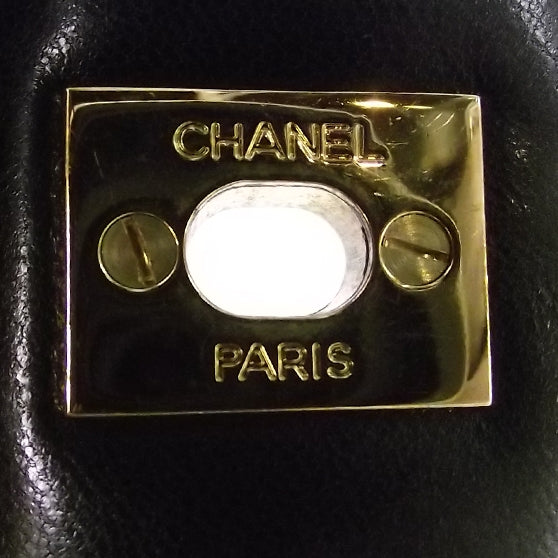 Chanel Lambskin Medium Double Flap Black 7 of 10