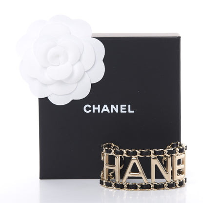 Chanel Lambskin Chain Vintage Allure Bracelet Gold 5 of 5