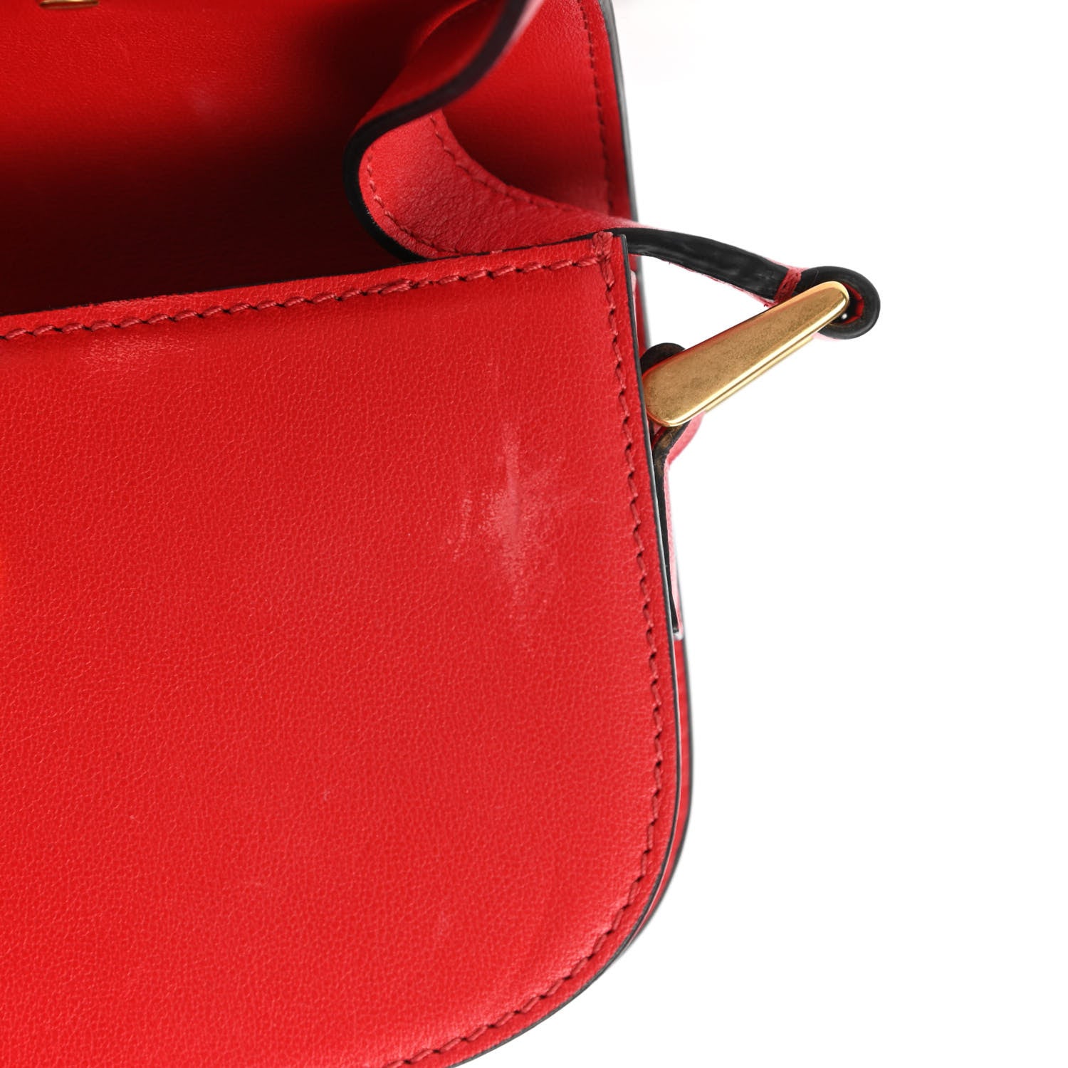 Valentino Garavani Calfskin Small Supervee Crossbody Bag Rouge Pur 4 of 5